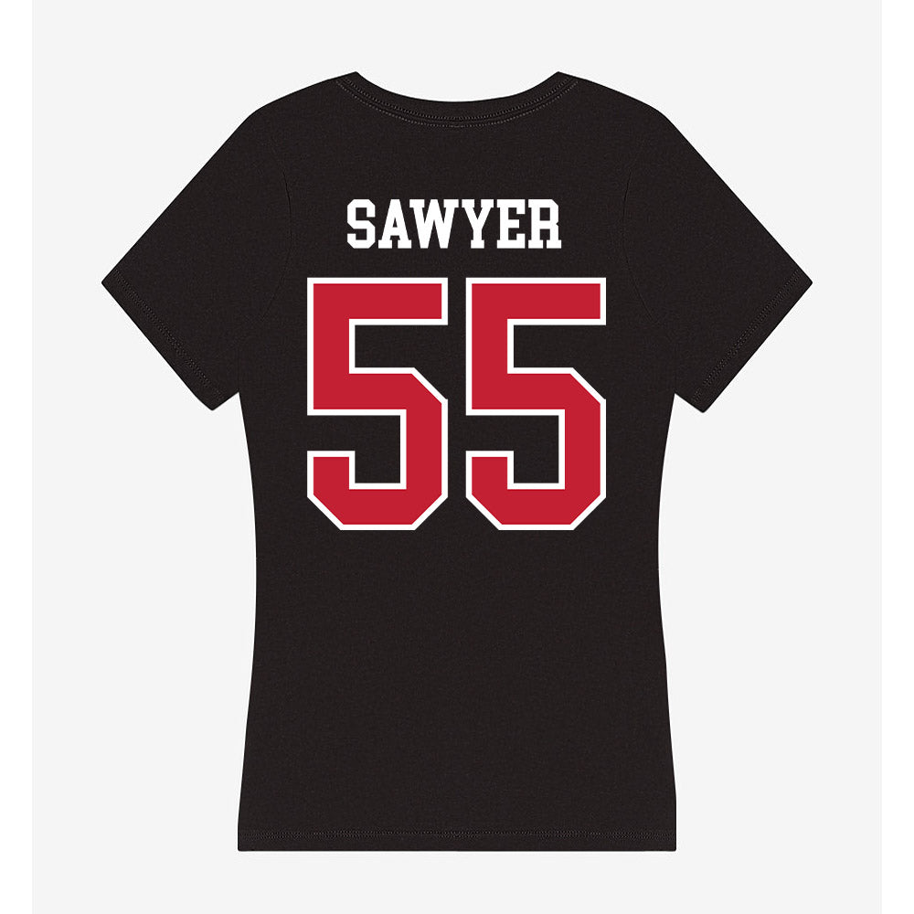 Ohio State - NCAA Baseball : Nick Sawyer - Women's V-Neck T-Shirt-1