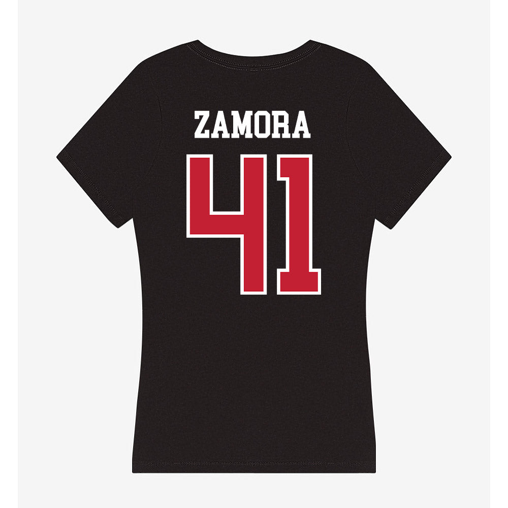 Ohio State - NCAA Baseball : Ryan Zamora - Women's V-Neck T-Shirt-1
