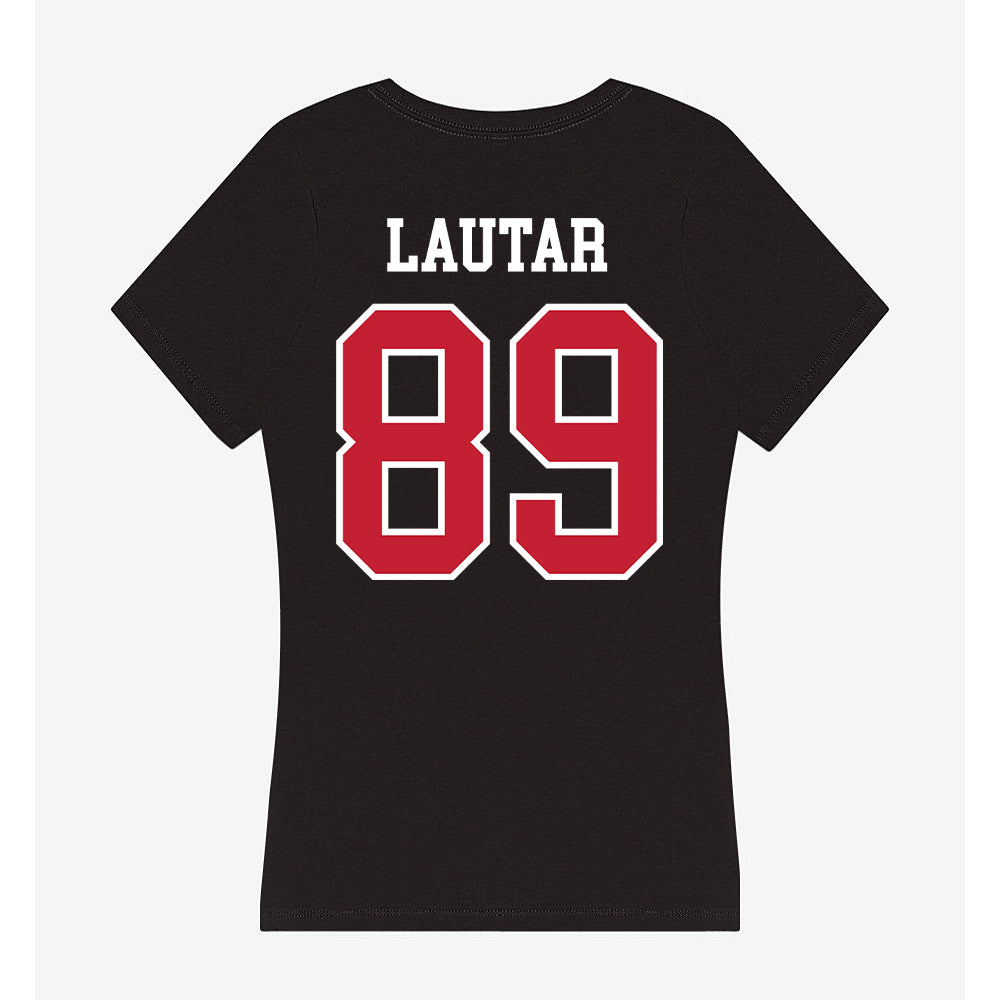 Ohio State - NCAA Football : Nick Lautar - Women's V-Neck T-Shirt-1