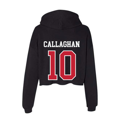 Ohio State - NCAA Women's Lacrosse : Camryn Callaghan - Women's Crop Fleece Hoodie-1