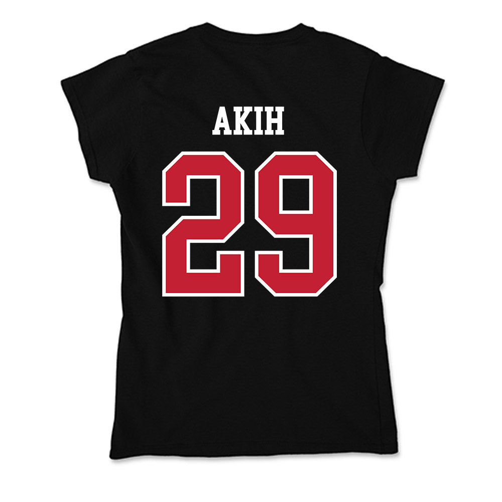 Ohio State - NCAA Football : Favour Akih - Soft Style Women’s T-Shirt-1