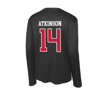 Ohio State - NCAA Football : Beau Atkinson - Activewear Long Sleeve T-Shirt-1