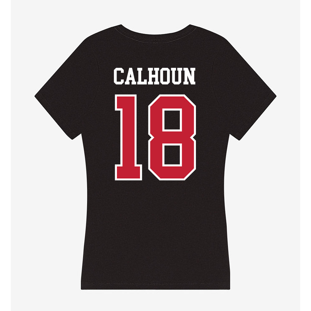 Ohio State - NCAA Football : Cameron Calhoun - Women's V-Neck T-Shirt-1