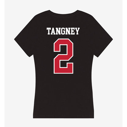 Ohio State - NCAA Women's Lacrosse : Lydia Tangney - Women's V-Neck T-Shirt-1