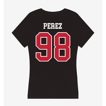 Ohio State - NCAA Football : Jamir Perez - Women's V-Neck T-Shirt-1