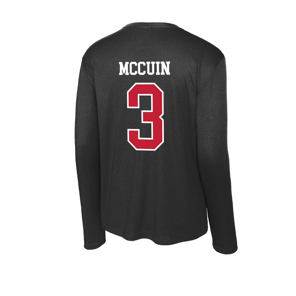 Ohio State - NCAA Football : Devin McCuin - Activewear Long Sleeve T-Shirt-1