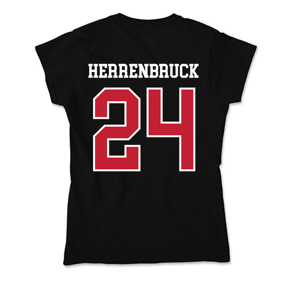 Ohio State - NCAA Baseball : Pierce Herrenbruck - Soft Style Women’s T-Shirt-1