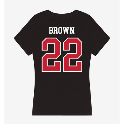 Ohio State - NCAA Women's Soccer : Reese Brown - Women's V-Neck T-Shirt-1