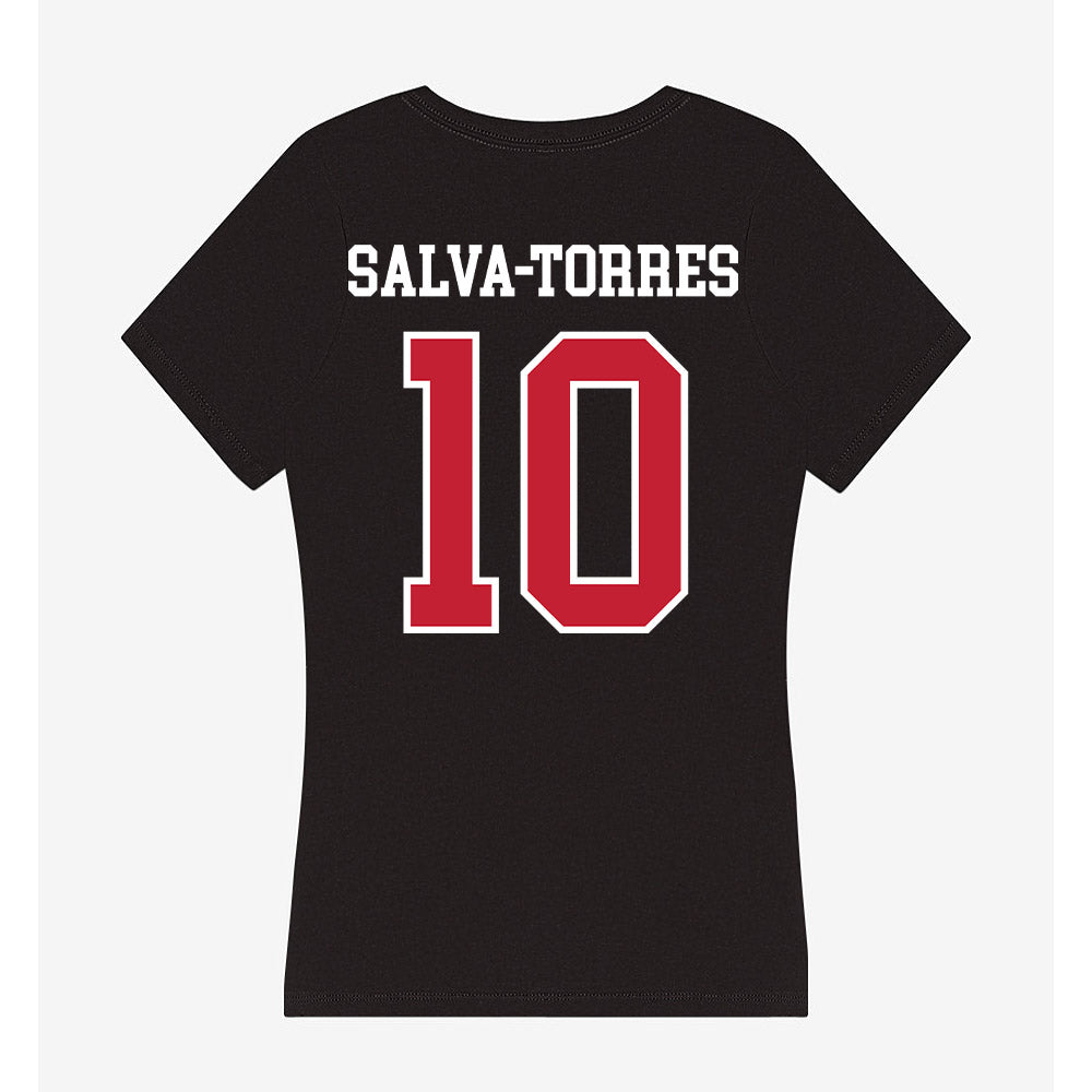 Ohio State - NCAA Men's Volleyball : Eliel Salva-Torres - Women's V-Neck T-Shirt-1