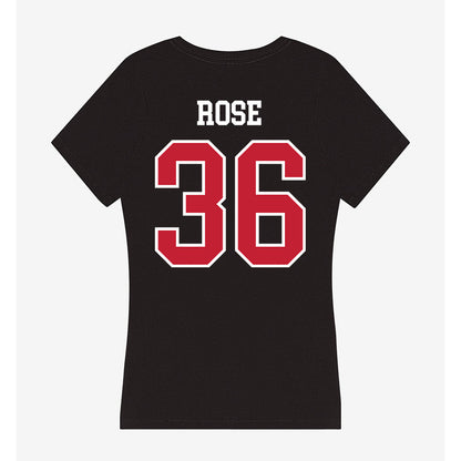 Ohio State - NCAA Baseball : Austin Rose - Women's V-Neck T-Shirt-1