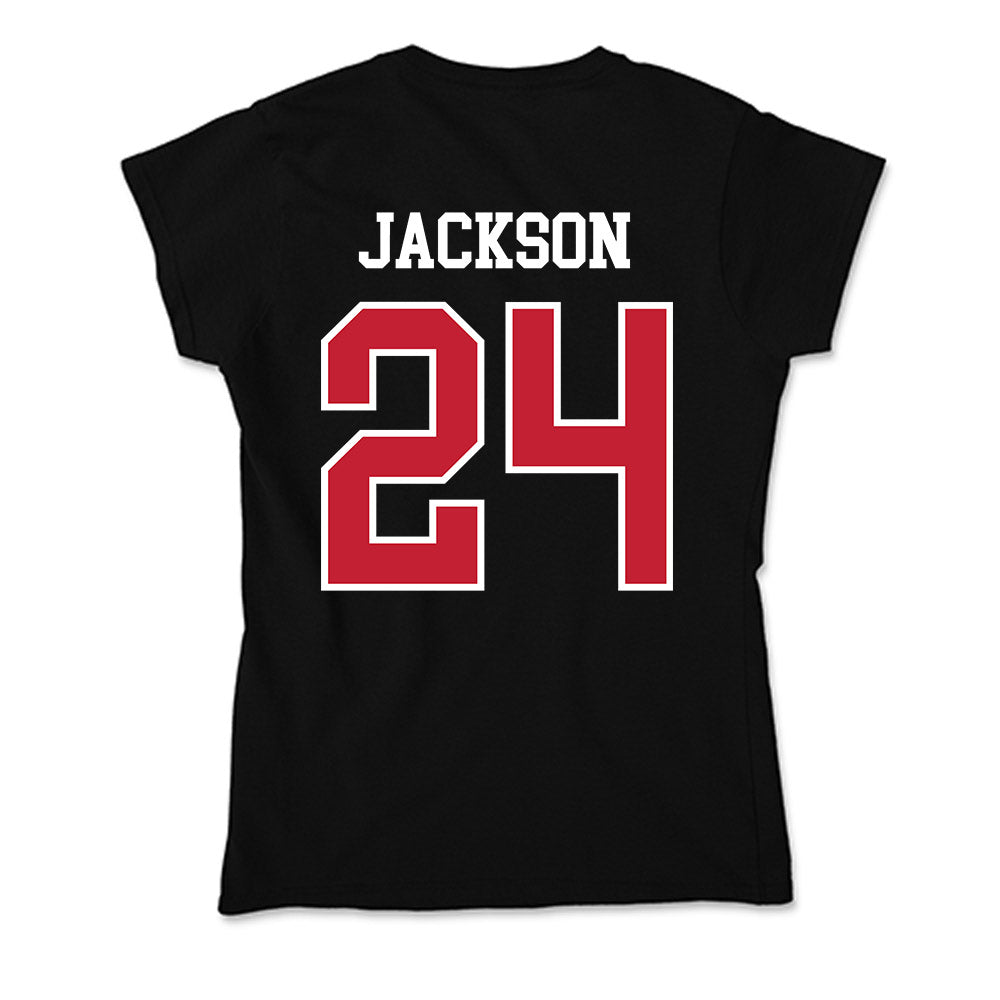 Ohio State - NCAA Football : Ja'Kobi Jackson - Soft Style Women’s T-Shirt-1