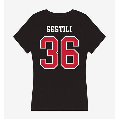 Ohio State - NCAA Men's Lacrosse : Brady Sestili - Women's V-Neck T-Shirt-1