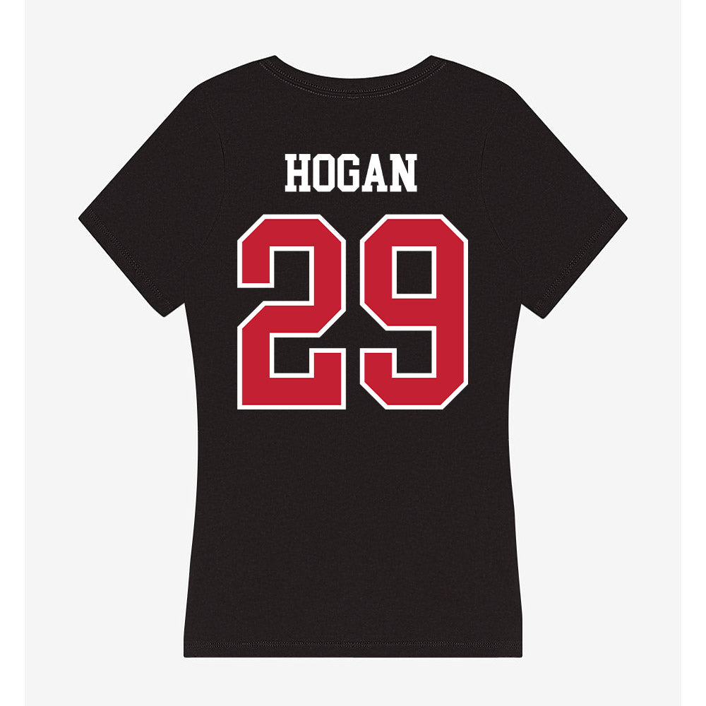 Ohio State - NCAA Men's Lacrosse : Christian Hogan - Women's V-Neck T-Shirt-1