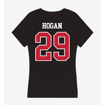 Ohio State - NCAA Men's Lacrosse : Christian Hogan - Women's V-Neck T-Shirt-1