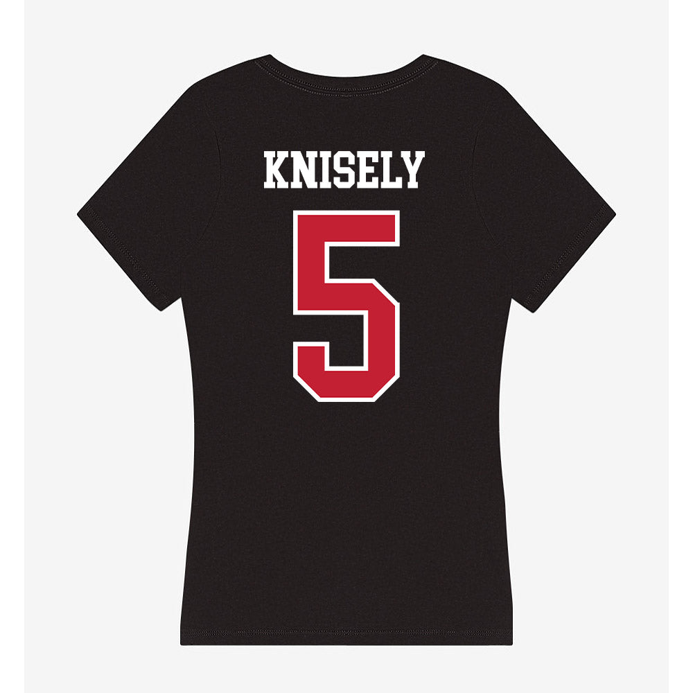 Ohio State - NCAA Women's Soccer : Alexis Knisely - Women's V-Neck T-Shirt-1