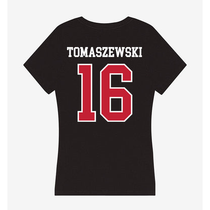 Ohio State - NCAA Women's Field Hockey : Cicely Tomaszewski - Women's V-Neck T-Shirt-1