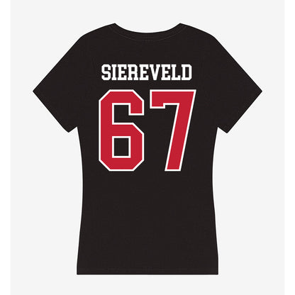 Ohio State - NCAA Football : Austin Siereveld - Women's V-Neck T-Shirt-1