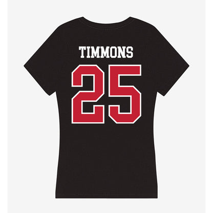 Ohio State - NCAA Football : Jay Timmons - Women's V-Neck T-Shirt-1