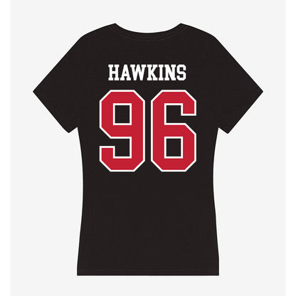 Ohio State - NCAA Football : Connor Hawkins - Women's V-Neck T-Shirt-1