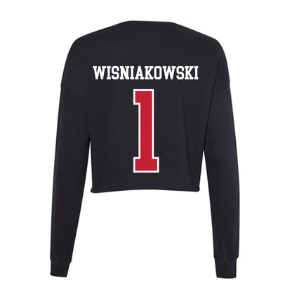 Ohio State - NCAA Men's Volleyball : Tomasz Wisniakowski - Women's Cropped Crew Fleece-1