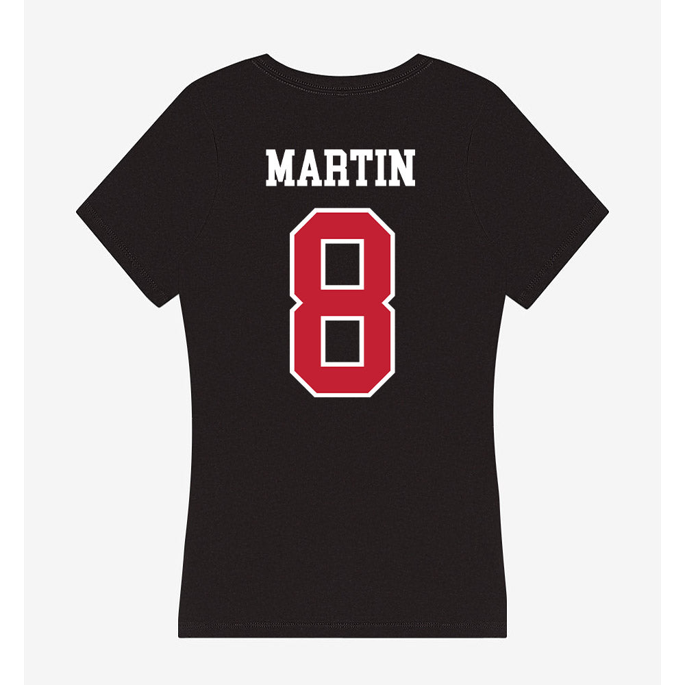 Ohio State - NCAA Women's Basketball : Bryn Martin - Women's V-Neck T-Shirt-1