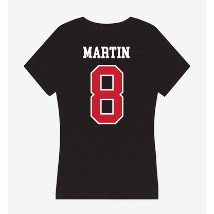 Ohio State - NCAA Women's Basketball : Bryn Martin - Women's V-Neck T-Shirt-1