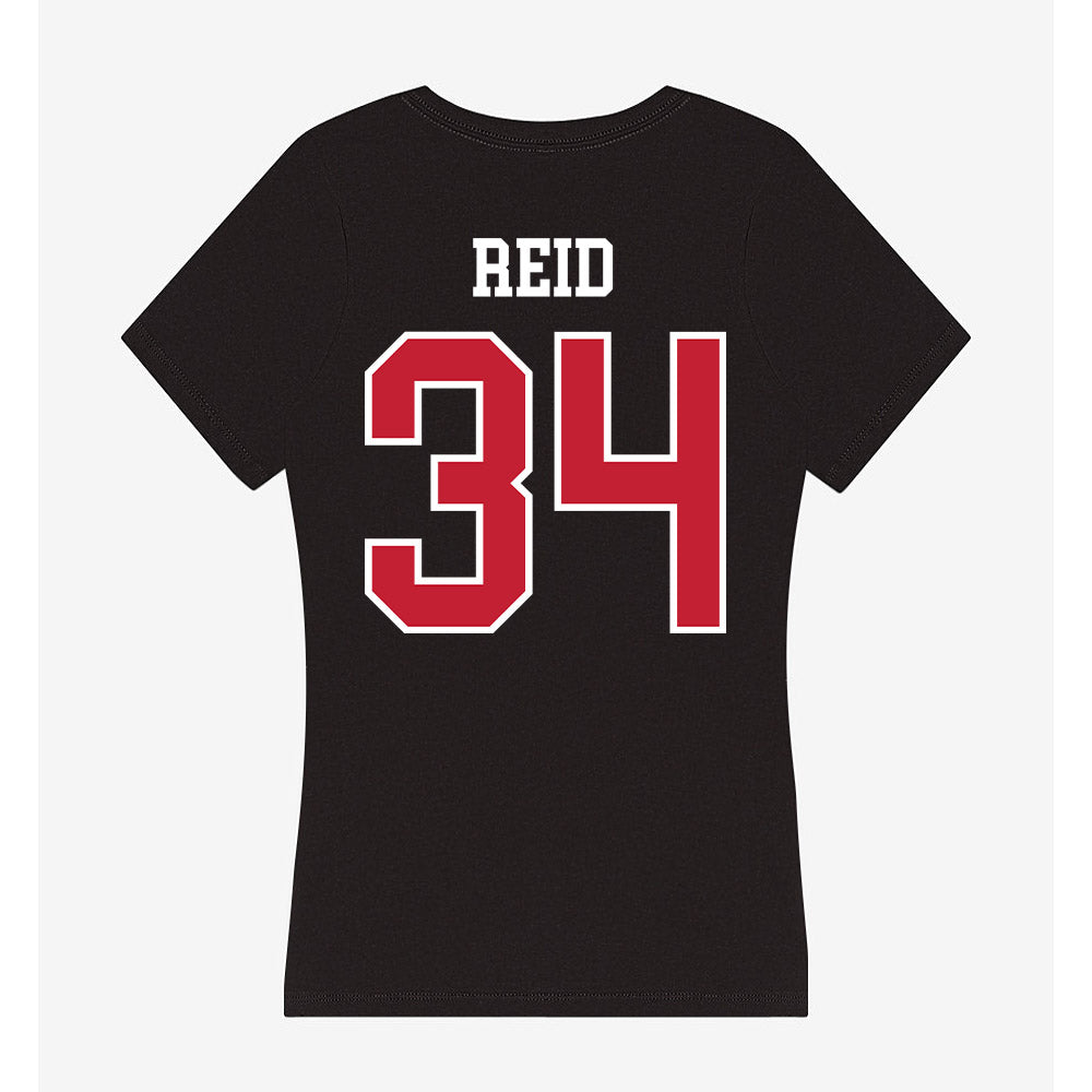 Ohio State - NCAA Baseball : CJ Reid - Women's V-Neck T-Shirt-1