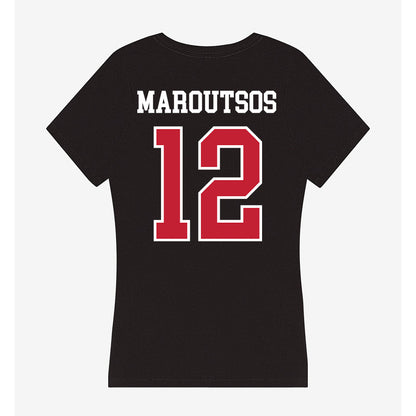 Ohio State - NCAA Women's Lacrosse : Catie Maroutsos - Women's V-Neck T-Shirt-1