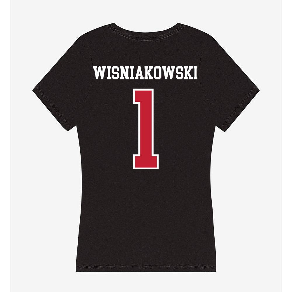 Ohio State - NCAA Men's Volleyball : Tomasz Wisniakowski - Women's V-Neck T-Shirt-1