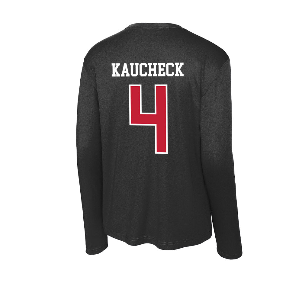 Ohio State - NCAA Women's Lacrosse : Katie Kaucheck - Activewear Long Sleeve T-Shirt-1