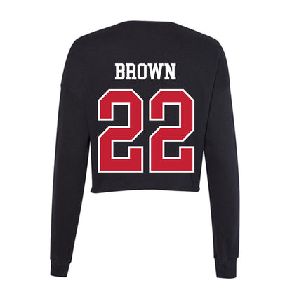 Ohio State - NCAA Women's Soccer : Reese Brown - Women's Cropped Crew Fleece-1