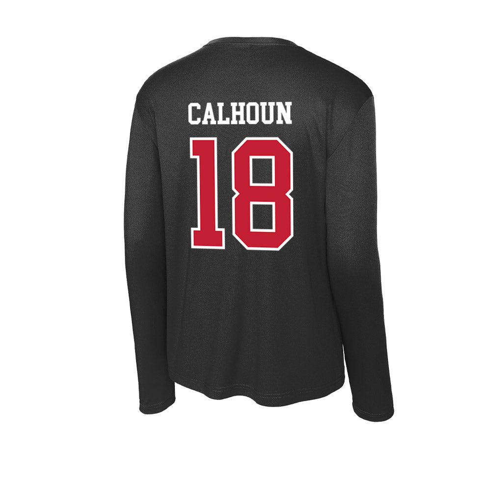 Ohio State - NCAA Football : Cameron Calhoun - Activewear Long Sleeve T-Shirt-1