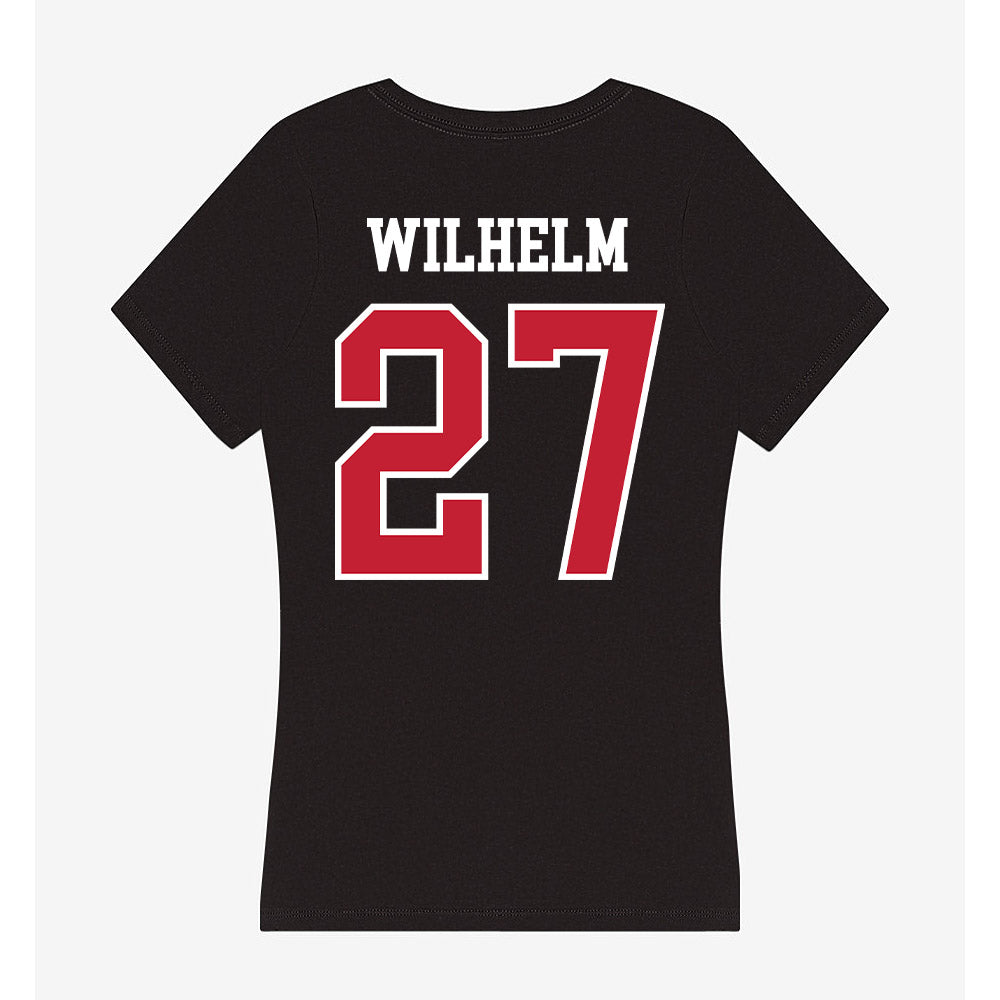 Ohio State - NCAA Softball : Abigail Wilhelm - Women's V-Neck T-Shirt-1