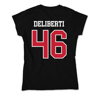 Ohio State - NCAA Men's Lacrosse : Jack Deliberti - Soft Style Women’s T-Shirt-1