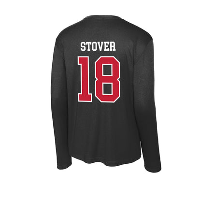 Ohio State - NCAA Football : Kolton Stover - Activewear Long Sleeve T-Shirt-1
