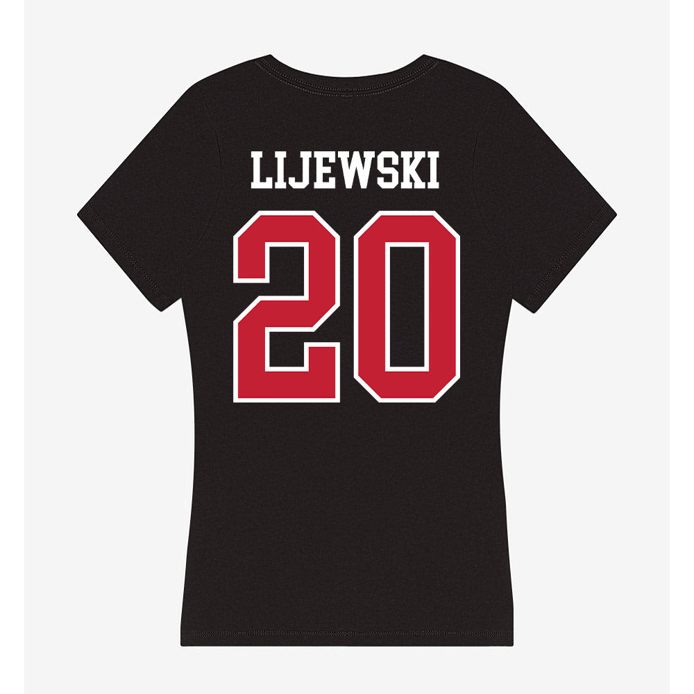Ohio State - NCAA Women's Soccer : Riley Lijewski - Women's V-Neck T-Shirt-1