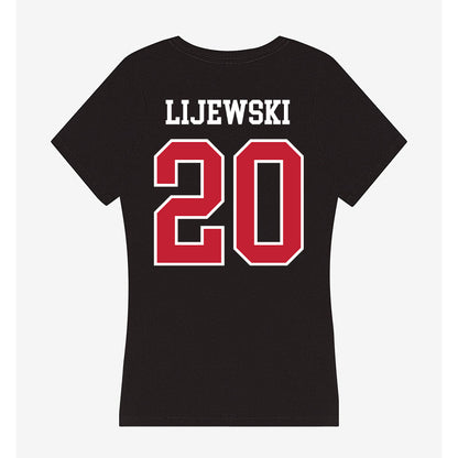 Ohio State - NCAA Women's Soccer : Riley Lijewski - Women's V-Neck T-Shirt-1