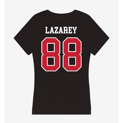 Ohio State - NCAA Men's Basketball : Vuk Lazarey - Women's V-Neck T-Shirt-1