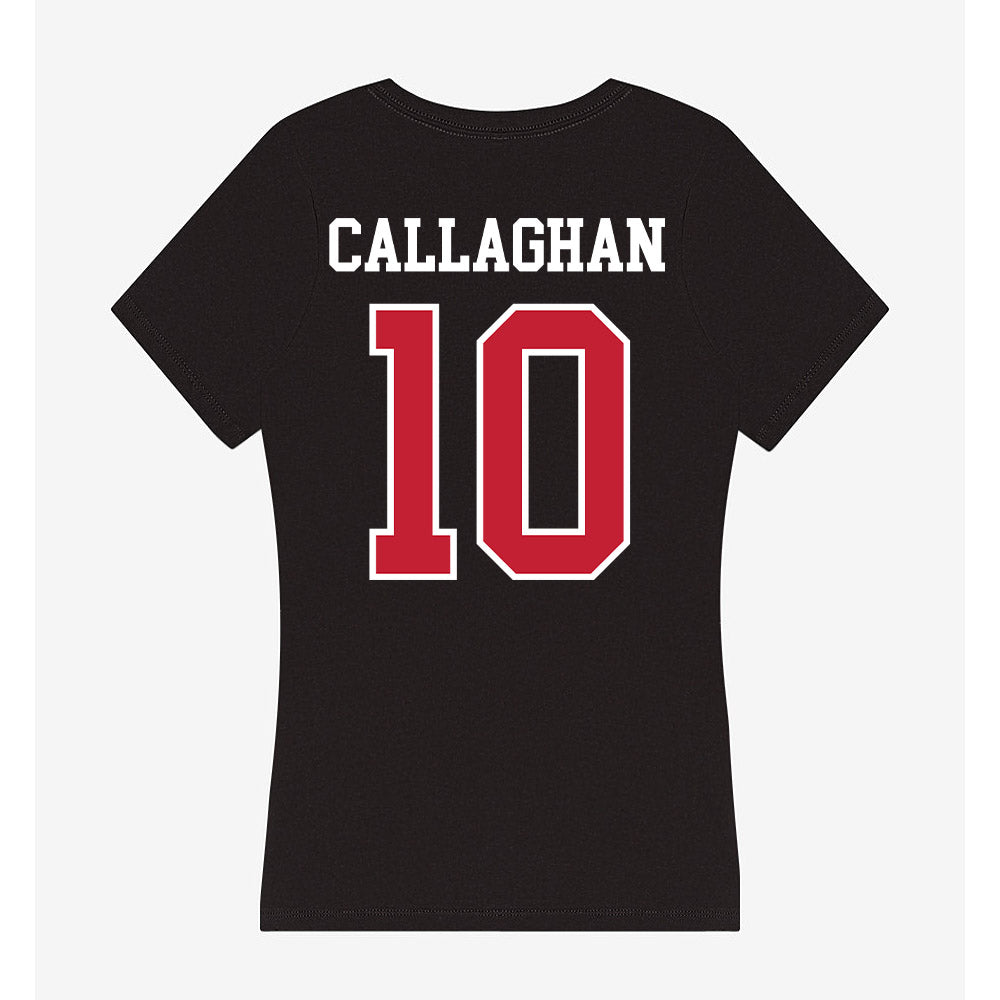 Ohio State - NCAA Women's Lacrosse : Camryn Callaghan - Women's V-Neck T-Shirt-1