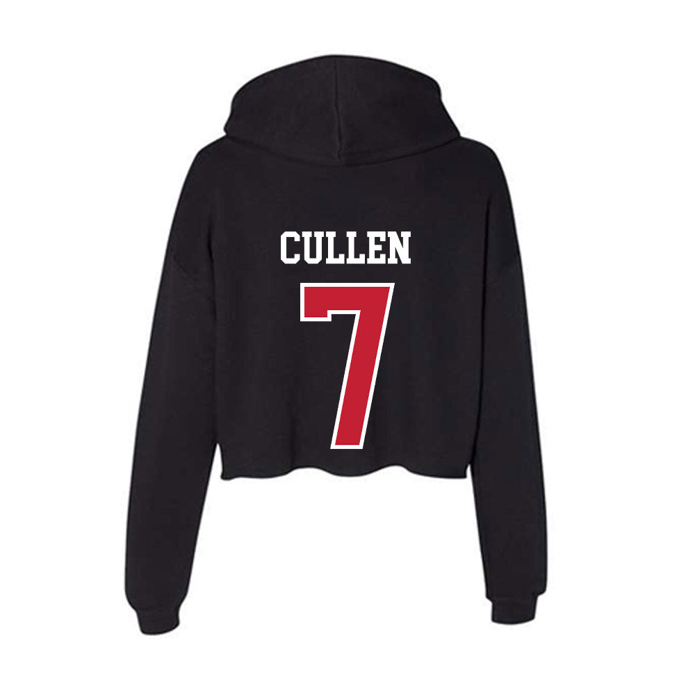 Ohio State - NCAA Softball : Reese Cullen - Women's Crop Fleece Hoodie-1