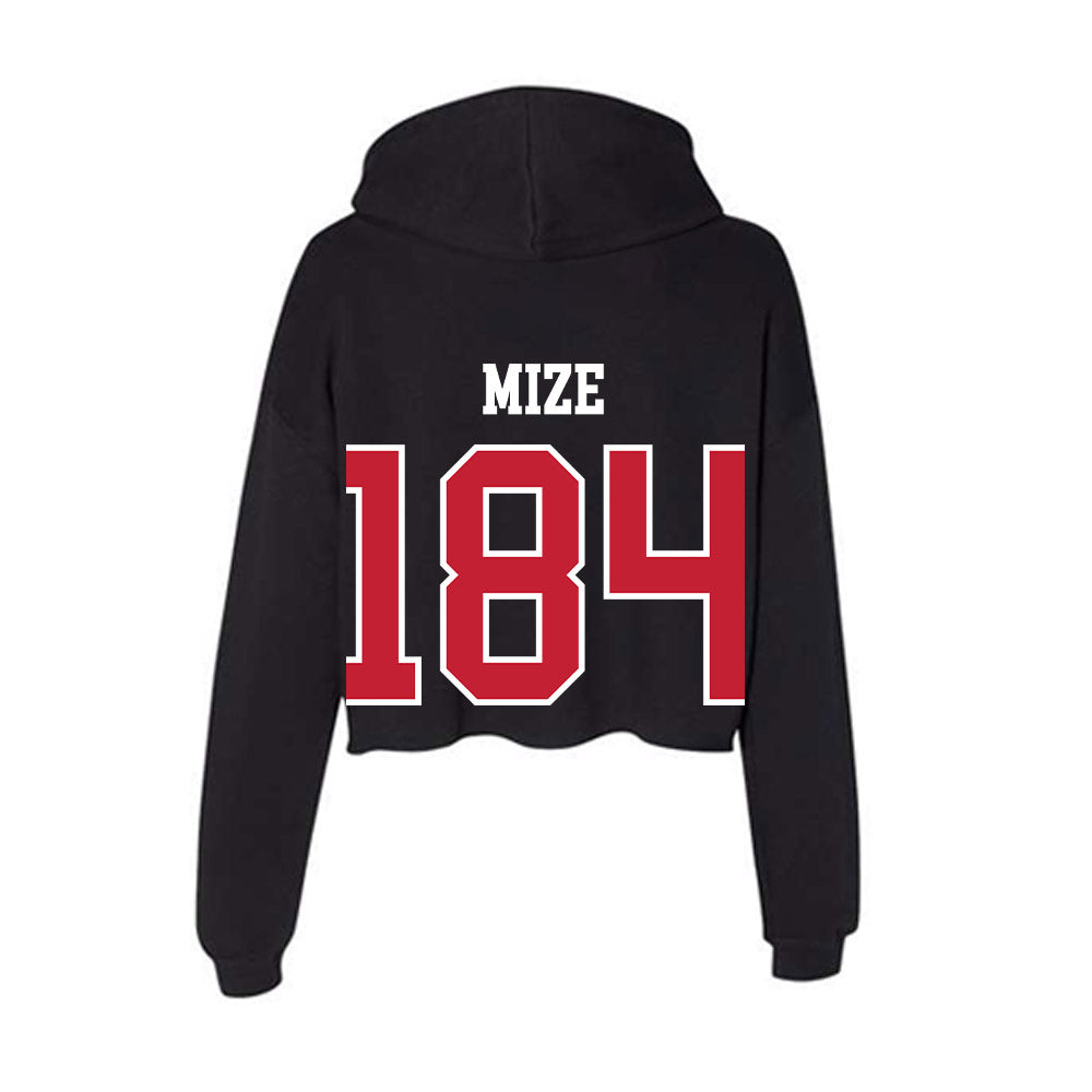 Ohio State - NCAA Wrestling : Carson Mize - Women's Crop Fleece Hoodie-1