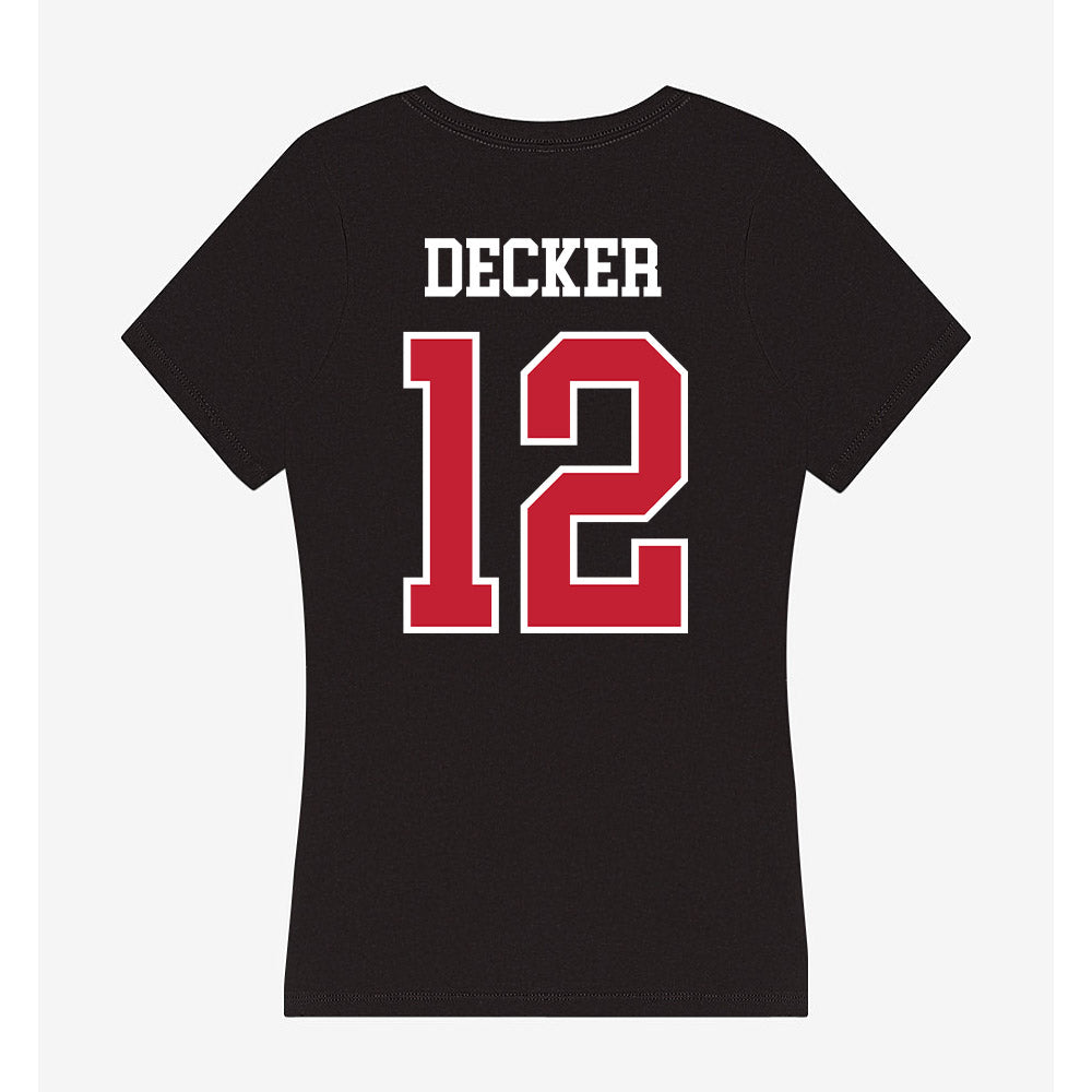 Ohio State - NCAA Women's Soccer : Micayla Decker - Women's V-Neck T-Shirt-1