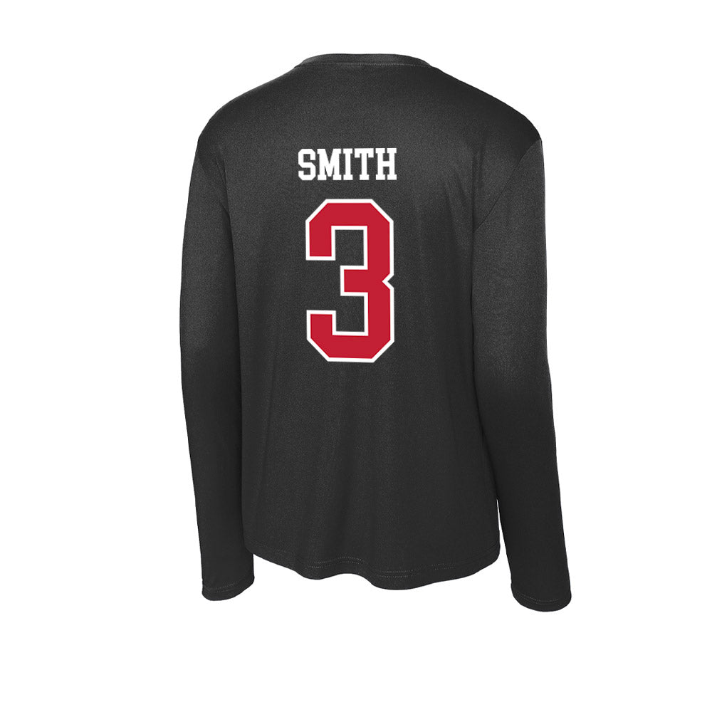 Ohio State - NCAA Football : James Smith - Activewear Long Sleeve T-Shirt-1