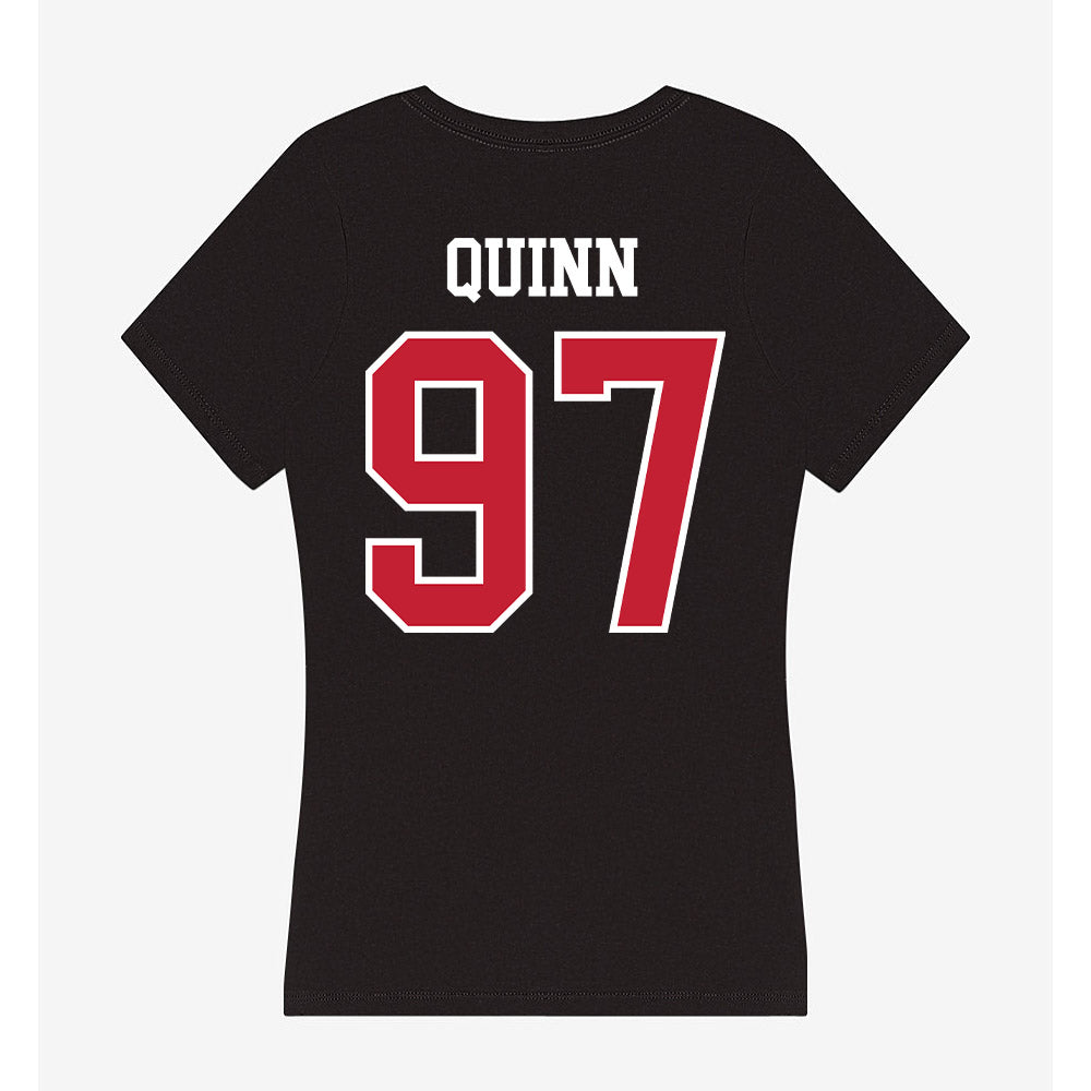Ohio State - NCAA Football : Dre Quinn - Women's V-Neck T-Shirt-1
