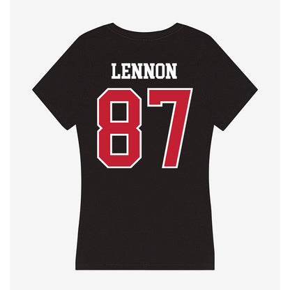 Ohio State - NCAA Football : Brody Lennon - Women's V-Neck T-Shirt-1