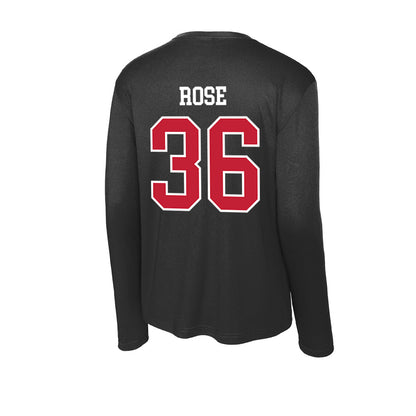 Ohio State - NCAA Baseball : Austin Rose - Activewear Long Sleeve T-Shirt-1