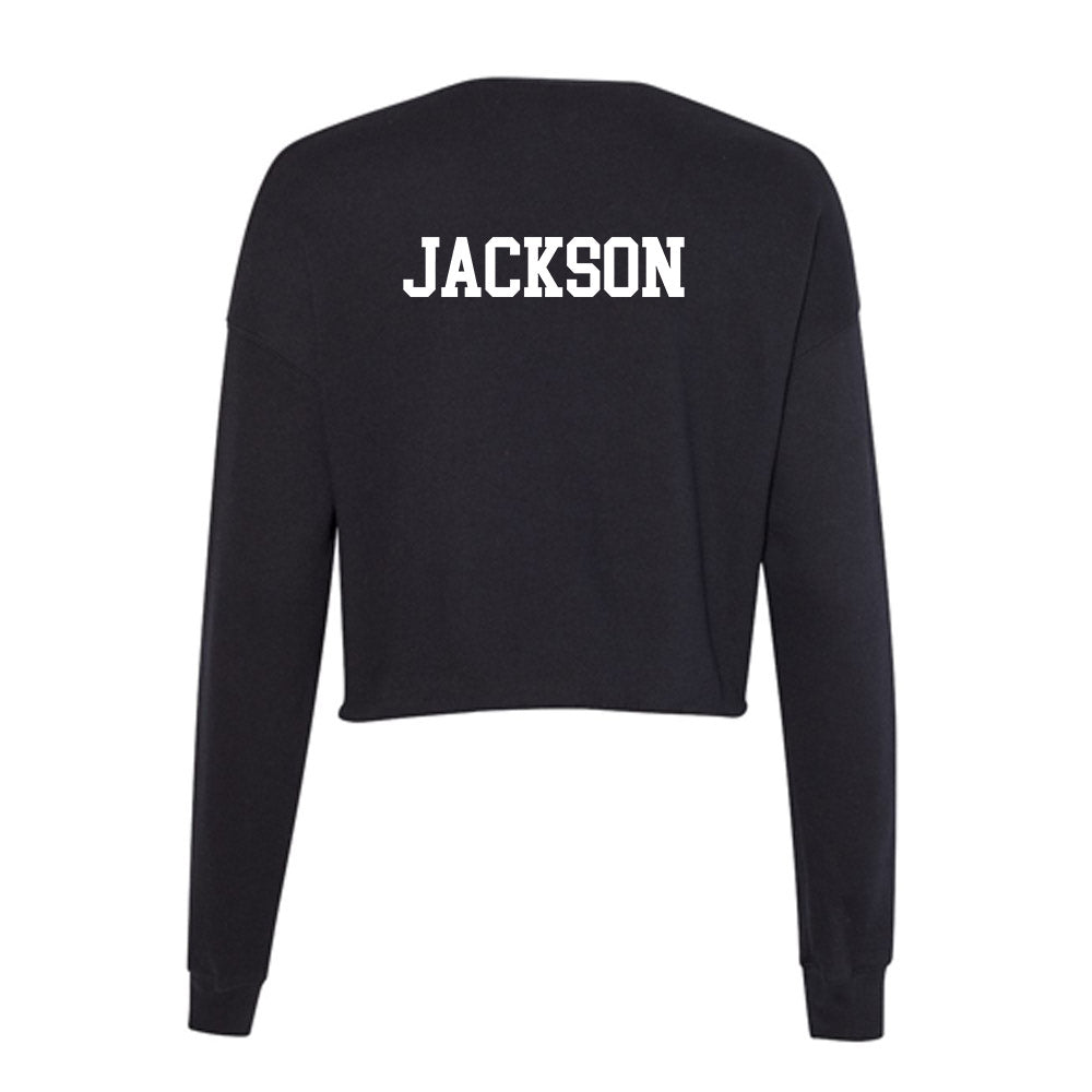 Ohio State - NCAA Women's Gymnastics : Ava Jackson - Women's Cropped Crew Fleece-1