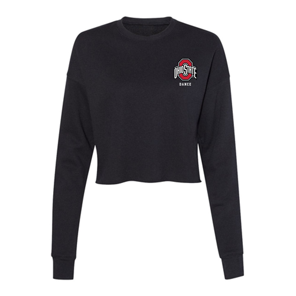Ohio State - Dance Team : Samantha Sweetman - Women's Cropped Crew Fleece-0