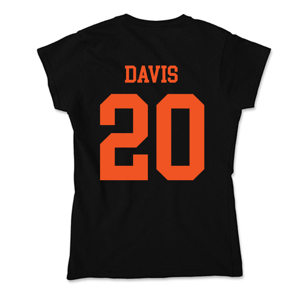 Oklahoma State - NCAA Football : Taurean Davis - Soft Style Women’s T-Shirt-1