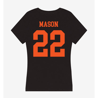 Oklahoma State - NCAA Football : William Mason - Women's V-Neck T-Shirt-1